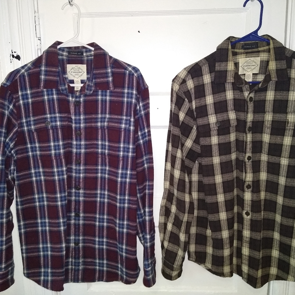 Two Flannel Shirts
